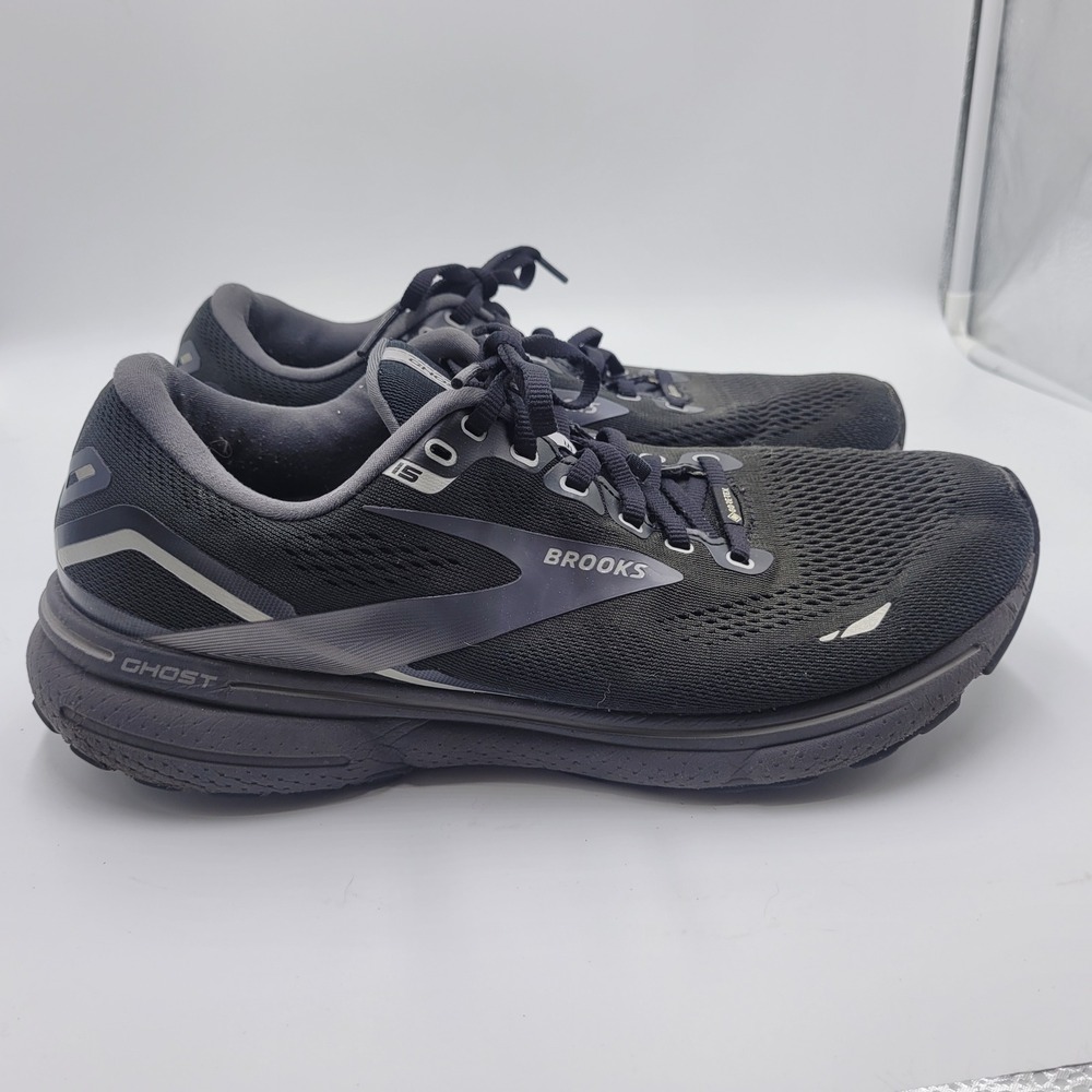 Brooks Ghost 15 GTX Men Running Shoes Black Ebony Gore-Tex Size 11 Athletic READ